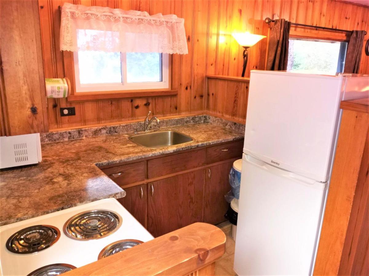 Logging Chain Lodge Cottage Resort Dwight Esterno foto