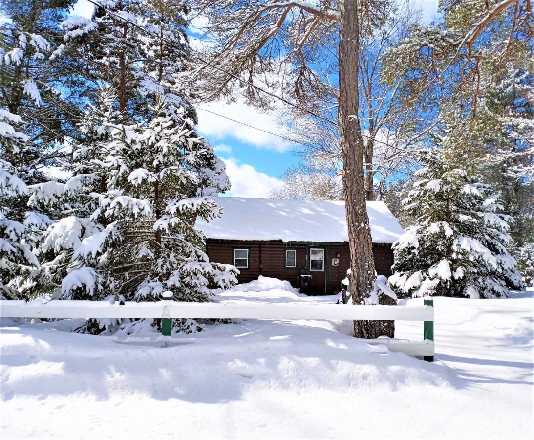 Logging Chain Lodge Cottage Resort Dwight Esterno foto